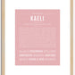 Kaeli | Name Art Print