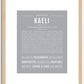 Kaeli | Name Art Print