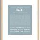 Kaeli | Name Art Print