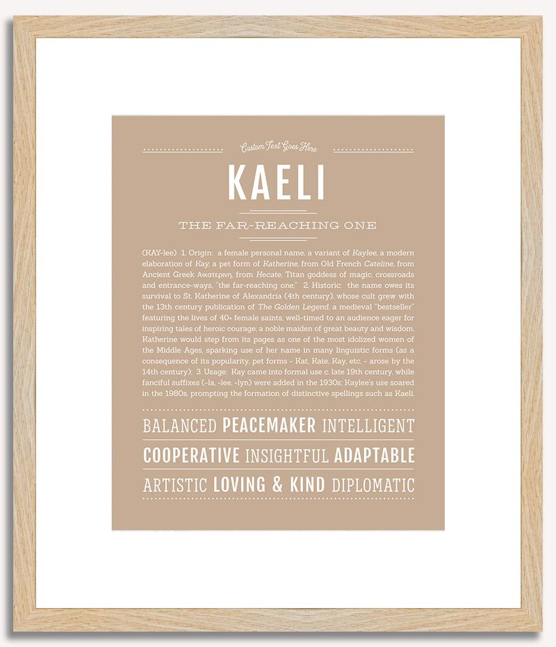 Kaeli | Name Art Print