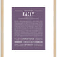 Kaely | Name Art Print