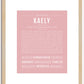 Kaely | Name Art Print