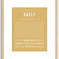 Kaely | Name Art Print