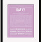 Frame Options | Lilac | Black Frame, Matted