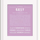 Frame Options | Lilac | White Frame, Matted