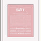 Frame Options | Dusty Rose | White Frame, Matted