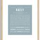 Kaely | Name Art Print