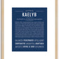 Kaelyb | Name Art Print