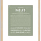 Kaelyb | Name Art Print