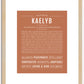 Kaelyb | Name Art Print