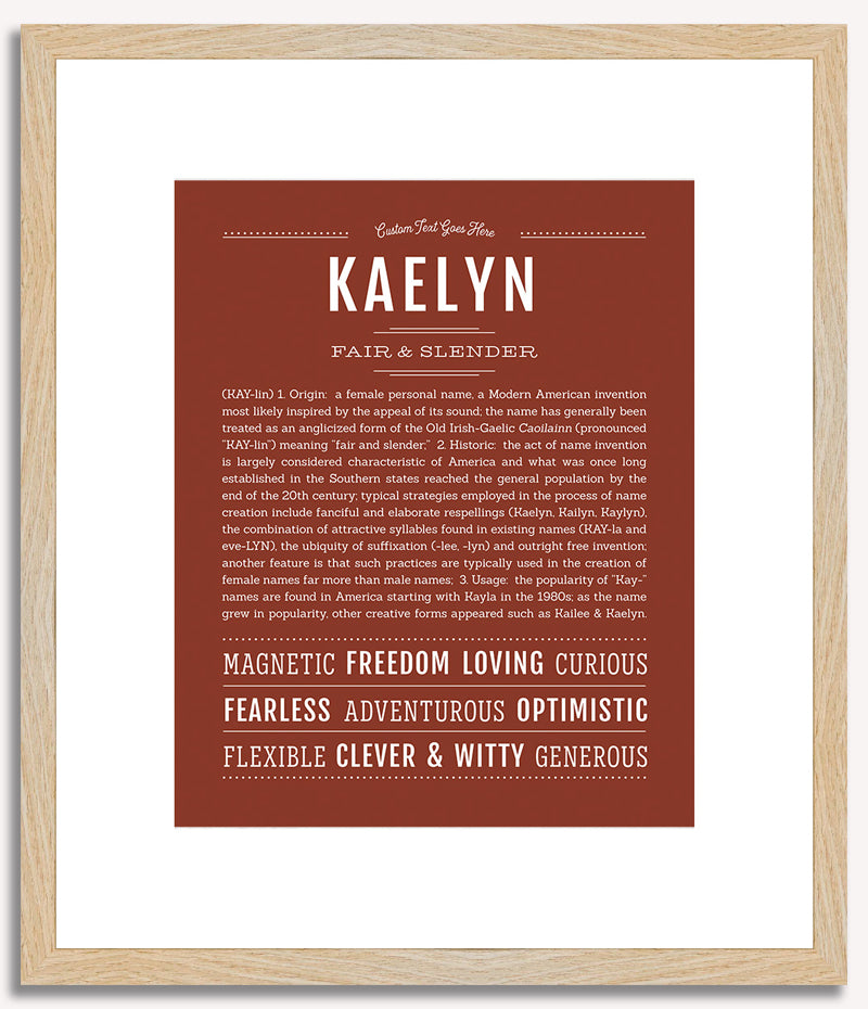 Kaelyn | Name Art Print