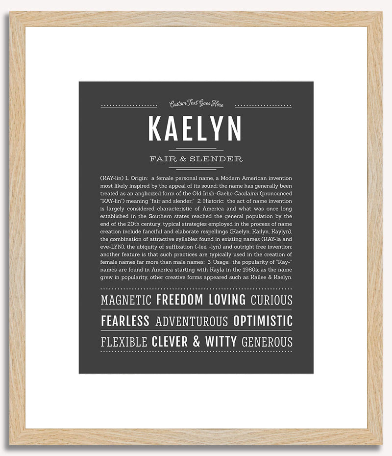 Kaelyn | Name Art Print