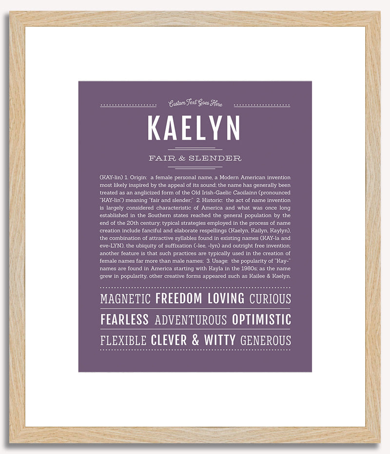 Kaelyn | Name Art Print