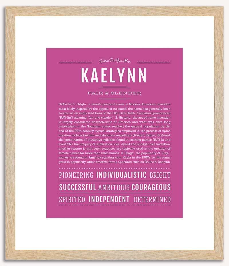 Kaelynn | Name Art Print