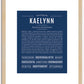 Kaelynn | Name Art Print