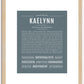 Kaelynn | Name Art Print