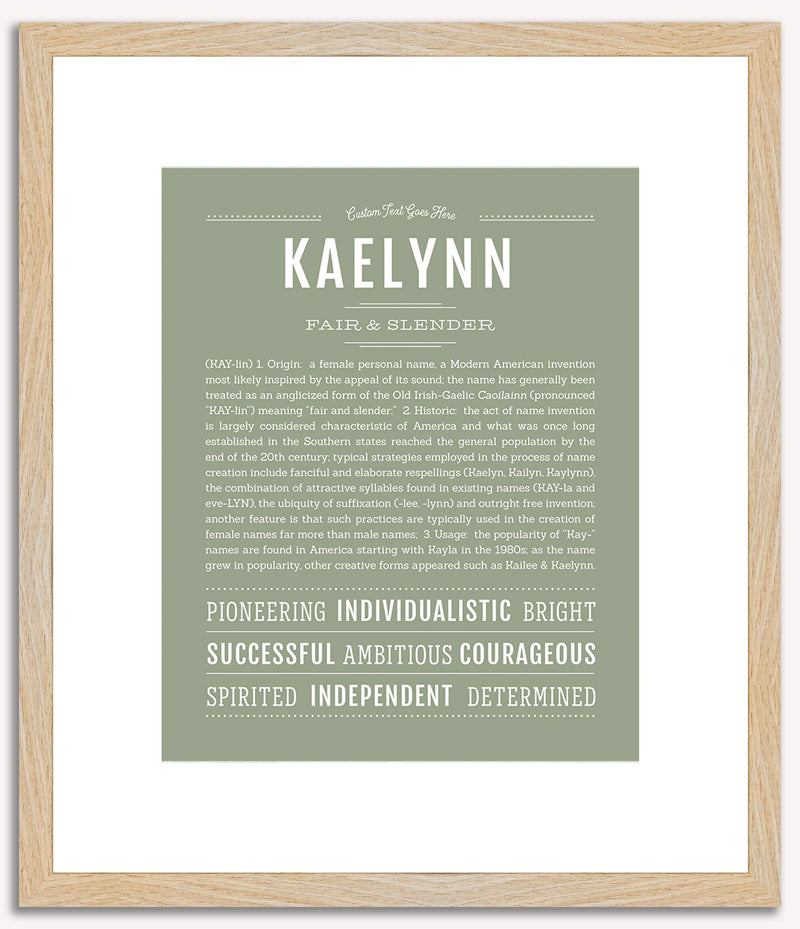 Kaelynn | Name Art Print