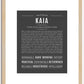 Kaia | Name Art Print