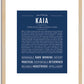 Kaia | Name Art Print