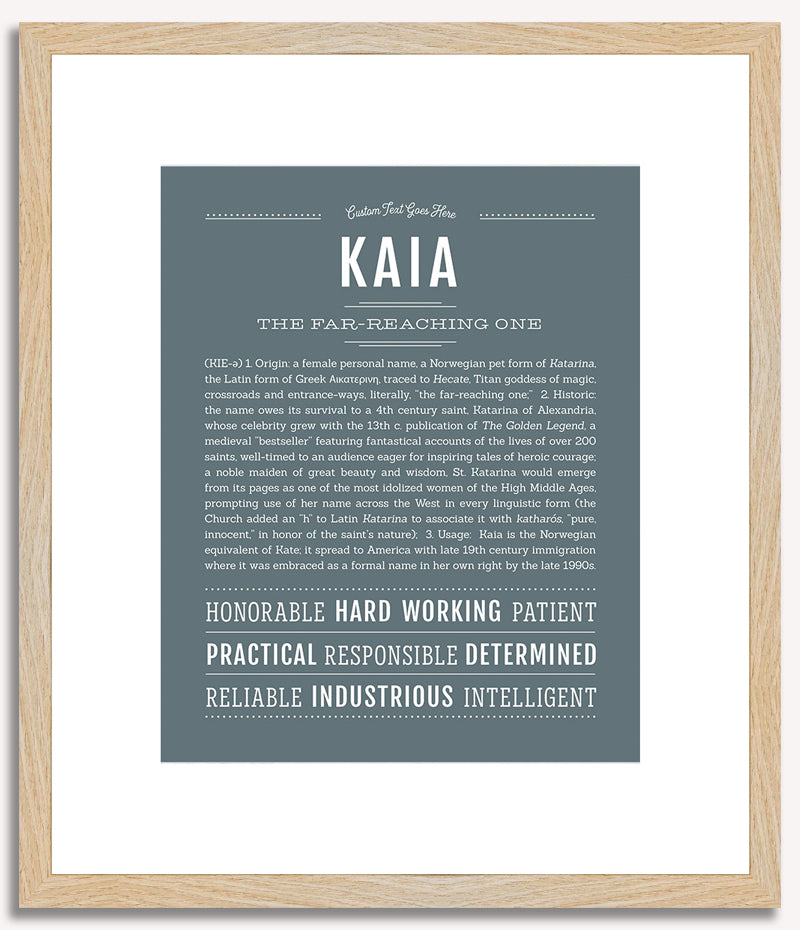 Kaia | Name Art Print