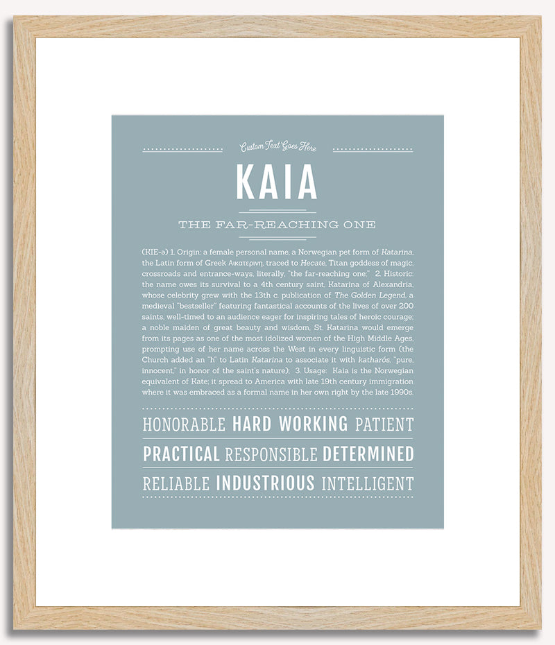 Kaia | Name Art Print