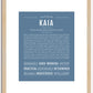 Kaia | Name Art Print