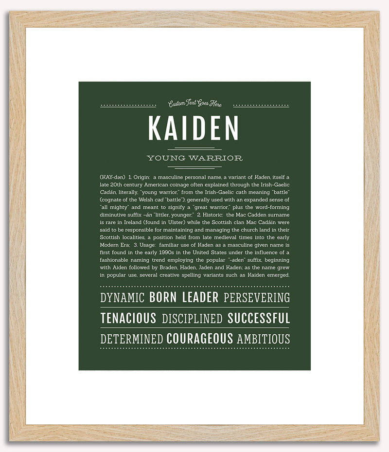 Kaiden | Name Art Print