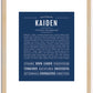 Kaiden | Name Art Print