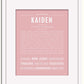 Frame Options | Dusty Rose | White Frame, Matted