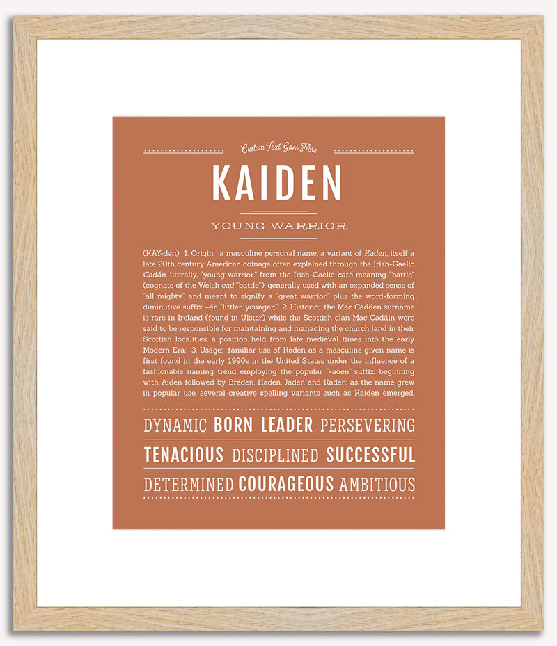 Kaiden | Name Art Print