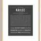 Kailee | Name Art Print