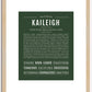 Kaileigh | Name Art Print