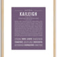 Kaileigh | Name Art Print