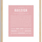 Kaileigh | Name Art Print