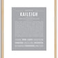 Kaileigh | Name Art Print