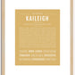 Kaileigh | Name Art Print