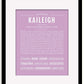 Frame Options | Lilac | Black Frame, Matted