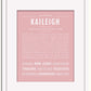 Frame Options | Dusty Rose | White Frame, Matted