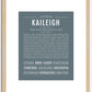 Kaileigh | Name Art Print