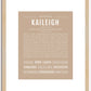 Kaileigh | Name Art Print