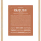 Kaileigh | Name Art Print