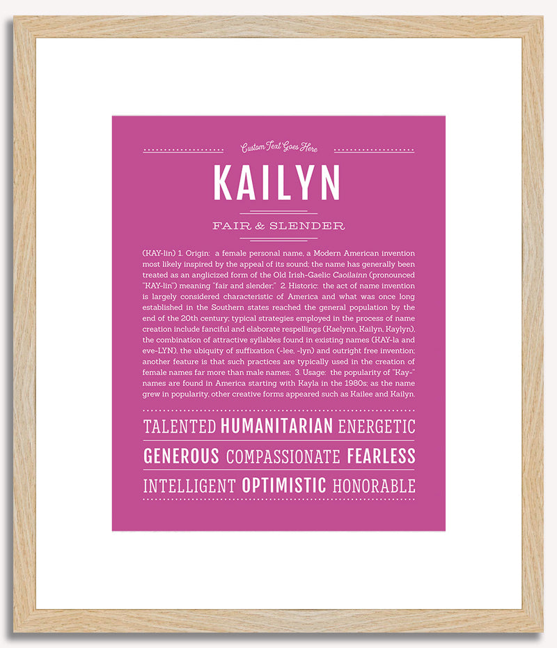 Kailyn | Name Art Print