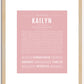 Kailyn | Name Art Print