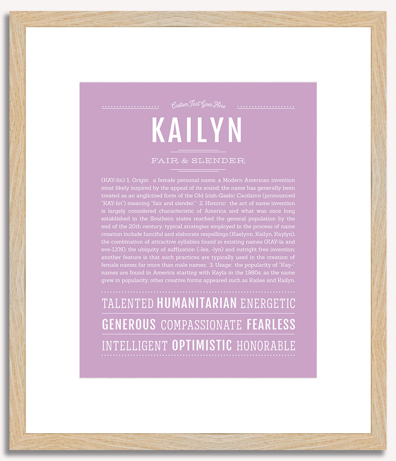 Kailyn | Name Art Print