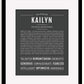 Frame Options | Charcoal Gray | Black Frame, Matted