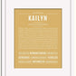 Frame Options | Matte Gold | White Frame, Matted