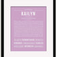 Frame Options | Lilac | Black Frame, Matted