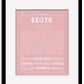 Frame Options | Dusty Rose | Black Frame, Matted