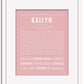 Frame Options | Dusty Rose | White Frame, Matted