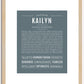 Kailyn | Name Art Print